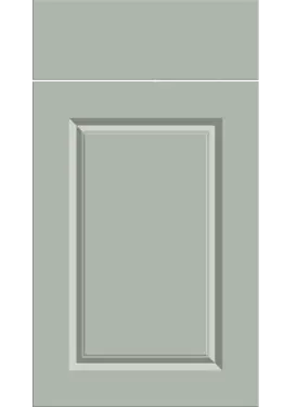 Click Here To Enlarge This Photo Of Bella Matt Pistachio Green : Style : Harlem. MDF Vinyl Wrapped Door/Drawer
