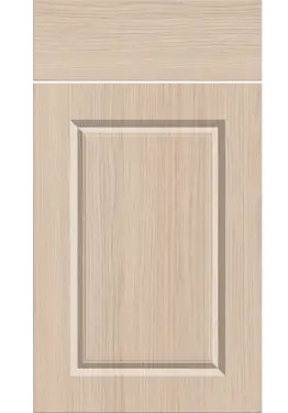 Click Here To Enlarge This Photo Of Bella Light Vicenza Oak : Style : Harlem. MDF Vinyl Wrapped Door/Drawer