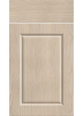 Click Here To Enlarge This Photo Of Bella Cremona Oak Cotta : Style : Harlem. MDF Vinyl Wrapped Door/Drawer