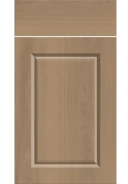 Click Here To Enlarge This Photo Of Bella Canella Oak : Style : Harlem. MDF Vinyl Wrapped Door/Drawer