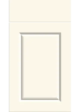 Click Here To Enlarge This Photo Of Bella Antique White : Style : Harlem. MDF Vinyl Wrapped Door/Drawer