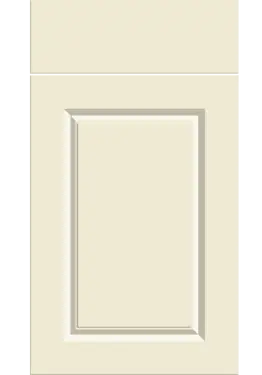 Click Here To Enlarge This Photo Of Bella Alabaster : Style : Harlem. MDF Vinyl Wrapped Door/Drawer