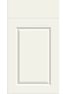 Click Here To Enlarge This Photo Of Bella High Gloss White : Style : Harlem. MDF Vinyl Wrapped Door/Drawer