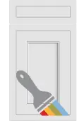 Bella Paintable : Style : Helmsley. MDF Vinyl Wrapped Door/Drawer