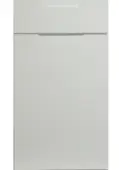Bella Satin White : Style : Integra. MDF Vinyl Wrapped Door/Drawer