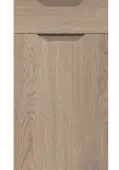 Bella Cremona Oak Cannolo : Style : Integra. MDF Vinyl Wrapped Door/Drawer