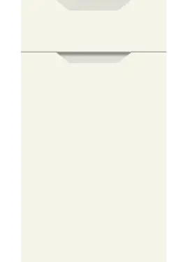 Click Here To Enlarge This Photo Of Bella Supermatt White Grey : Style : Integra. MDF Vinyl Wrapped Door/Drawer