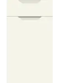 Bella Supermatt White Grey : Style : Integra. MDF Vinyl Wrapped Door/Drawer