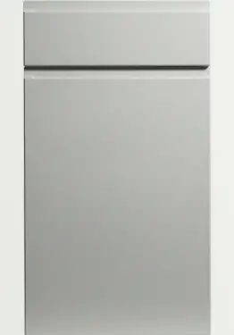 Click Here To Enlarge This Photo Of Bella Satin White : Style : Knebworth. MDF Vinyl Wrapped Door/Drawer