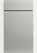 Bella Satin White : Style : Knebworth. MDF Vinyl Wrapped Door/Drawer