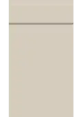 Bella Supermatt Taupe Grey : Style : Knebworth. MDF Vinyl Wrapped Door/Drawer