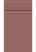 Bella Supermatt Rusty Red : Style : Knebworth. MDF Vinyl Wrapped Door/Drawer
