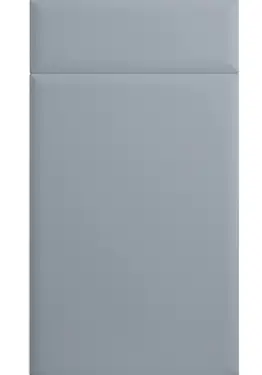 Click Here To Enlarge This Photo Of Bella Supermatt Denim : Style : Lincoln. MDF Vinyl Wrapped Door/Drawer