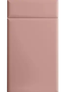 Click Here To Enlarge This Photo Of Bella Supermatt Blush Pink : Style : Lincoln. MDF Vinyl Wrapped Door/Drawer