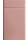 Bella Supermatt Blush Pink : Style : Lincoln. MDF Vinyl Wrapped Door/Drawer