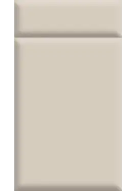 Click Here To Enlarge This Photo Of Bella Supermatt Taupe Grey : Style : Lincoln. MDF Vinyl Wrapped Door/Drawer