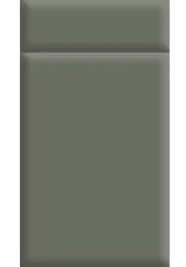 Click Here To Enlarge This Photo Of Bella Supermatt Smoke Green : Style : Lincoln. MDF Vinyl Wrapped Door/Drawer