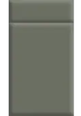 Bella Supermatt Smoke Green : Style : Lincoln. MDF Vinyl Wrapped Door/Drawer