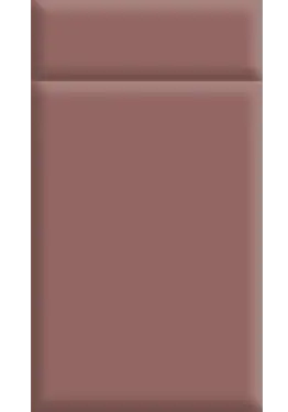 Click Here To Enlarge This Photo Of Bella Supermatt Rusty Red : Style : Lincoln. MDF Vinyl Wrapped Door/Drawer