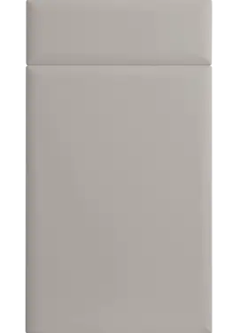 Click Here To Enlarge This Photo Of Bella Supermatt Pebble : Style : Lincoln. MDF Vinyl Wrapped Door/Drawer