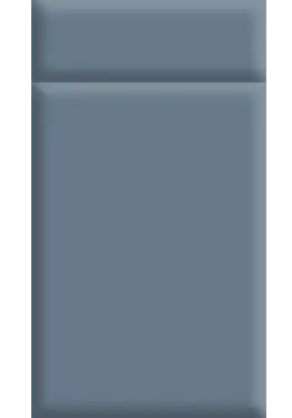 Click Here To Enlarge This Photo Of Bella Supermatt Misty Blue : Style : Lincoln. MDF Vinyl Wrapped Door/Drawer