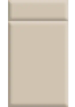 Click Here To Enlarge This Photo Of Bella Supermatt Macademia : Style : Lincoln. MDF Vinyl Wrapped Door/Drawer