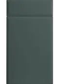 Bella Supermatt Kombu Green : Style : Lincoln. MDF Vinyl Wrapped Door/Drawer