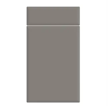 Click Here To Enlarge This Photo Of Bella Supermatt Dust Grey : Style : Lincoln. MDF Vinyl Wrapped Door/Drawer