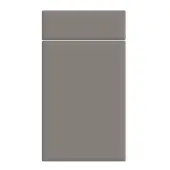 Bella Supermatt Dust Grey : Style : Lincoln. MDF Vinyl Wrapped Door/Drawer