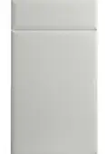 Bella Satin White : Style : Lincoln. MDF Vinyl Wrapped Door/Drawer
