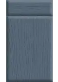 Bella Paintflow Colonial Blue : Style : Lincoln. MDF Vinyl Wrapped Door/Drawer