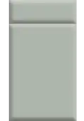 Bella Matt Pistachio Green : Style : Lincoln. MDF Vinyl Wrapped Door/Drawer