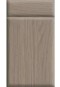 Bella Grey Vicenza Oak : Style : Lincoln. MDF Vinyl Wrapped Door/Drawer