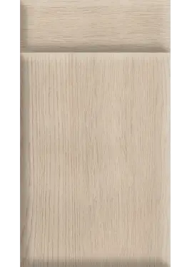Click Here To Enlarge This Photo Of Bella Cremona Oak Cotta : Style : Lincoln. MDF Vinyl Wrapped Door/Drawer