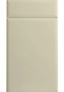 Click Here To Enlarge This Photo Of Bella Alabaster : Style : Lincoln. MDF Vinyl Wrapped Door/Drawer