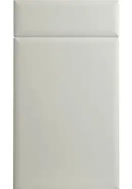 Click Here To Enlarge This Photo Of Bella High Gloss White : Style : Lincoln. MDF Vinyl Wrapped Door/Drawer