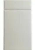 Bella High Gloss White : Style : Lincoln. MDF Vinyl Wrapped Door/Drawer
