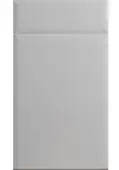 Bella High Gloss Light Grey : Style : Lincoln. MDF Vinyl Wrapped Door/Drawer