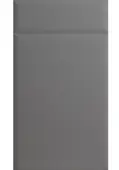 Bella High Gloss Dust Grey : Style : Lincoln. MDF Vinyl Wrapped Door/Drawer