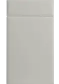 Bella High Gloss Cashmere : Style : Lincoln. MDF Vinyl Wrapped Door/Drawer