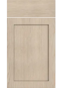 Click Here To Enlarge This Photo Of Bella Cremona Oak Cotta : Style : Oakham. MDF Vinyl Wrapped Door/Drawer