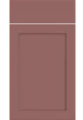 Bella Supermatt Rusty Red : Style : Oakham. MDF Vinyl Wrapped Door/Drawer