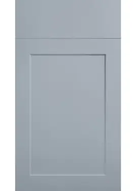 Click Here To Enlarge This Photo Of Bella Supermatt Denim : Style : Richmond. MDF Vinyl Wrapped Door/Drawer