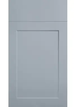 Click Here To Enlarge This Photo Of Bella Supermatt Denim : Style : Richmond. MDF Vinyl Wrapped Door/Drawer