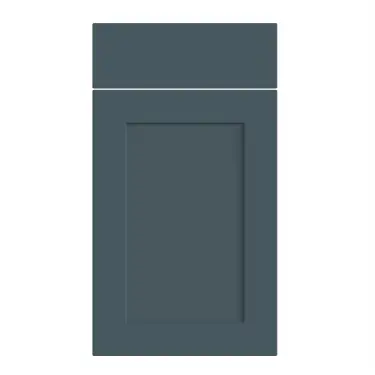 Click Here To Enlarge This Photo Of Bella Supermatt Colonial Blue : Style : Richmond. MDF Vinyl Wrapped Door/Drawer