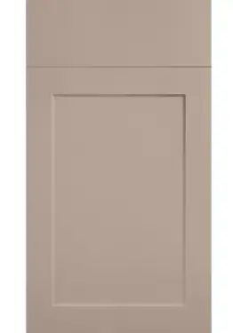 Click Here To Enlarge This Photo Of Bella Supermatt Cashmere : Style : Richmond. MDF Vinyl Wrapped Door/Drawer