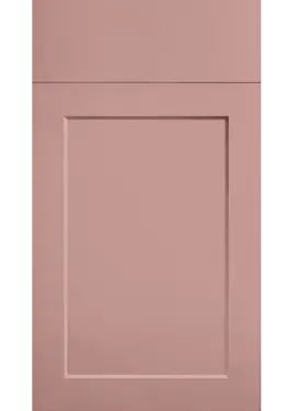 Click Here To Enlarge This Photo Of Bella Supermatt Blush Pink : Style : Richmond. MDF Vinyl Wrapped Door/Drawer