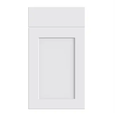 Click Here To Enlarge This Photo Of Bella Supermatt White : Style : Richmond. MDF Vinyl Wrapped Door/Drawer