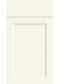 Bella Supermatt White Grey : Style : Richmond. MDF Vinyl Wrapped Door/Drawer