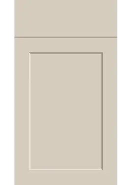 Click Here To Enlarge This Photo Of Bella Supermatt Taupe Grey : Style : Richmond. MDF Vinyl Wrapped Door/Drawer